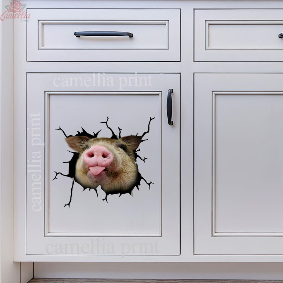 Pig Crack Sticker Chart Cuteness Overloaded Stickers 1 Year Anniversary Gift