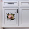 Pig Crack Sticker Chart Cuteness Overloaded Stickers 1 Year Anniversary Gift
