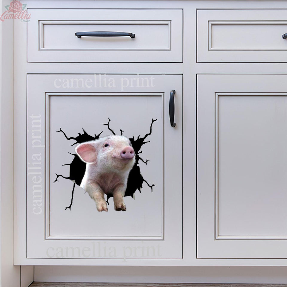 Pig Crack Mom Car Decal Funny Quotes Transparent Sticker Family Gifts