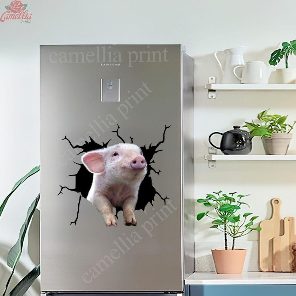 Pig Crack Mom Car Decal Funny Quotes Transparent Sticker Family Gifts