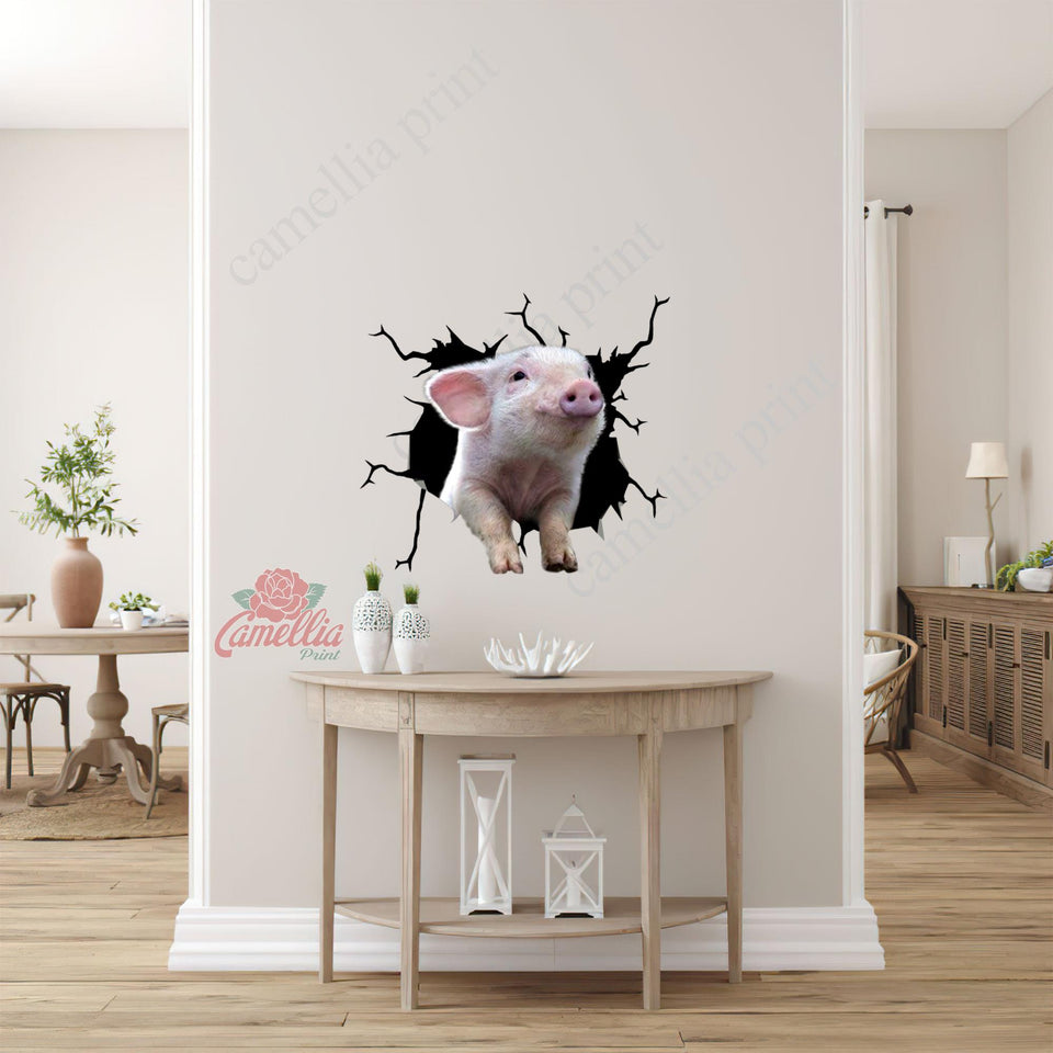 Pig Crack Mom Car Decal Funny Quotes Transparent Sticker Family Gifts