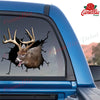 White-tailed Deer Crack Bone Sticker Fun Custom Die Cut Stickers Christmas Gift Ideas 2020
