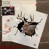 White-tailed Deer Crack Bone Sticker Fun Custom Die Cut Stickers Christmas Gift Ideas 2020
