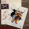 Yorkshire Crack Sticker Door Hot Art Stickers Christmas