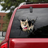 [sk1497-snf-tnt]-bengal-cat-crack-car-sticker-cats-lover