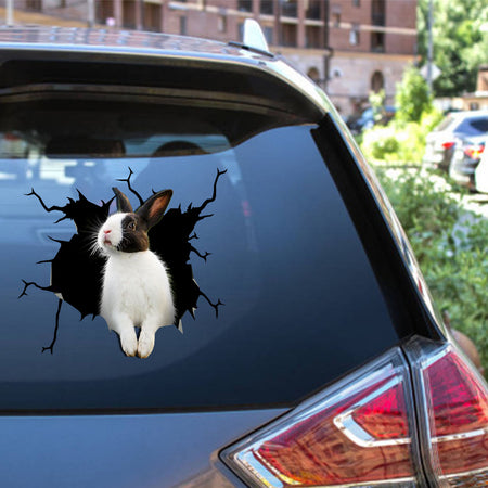Rabbit Crack Head Decal Happy Decal Stickers Teacher Gifts