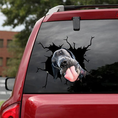 [sk1694-snf-lad]-great-dane-crack-car-sticker-dogs-lover