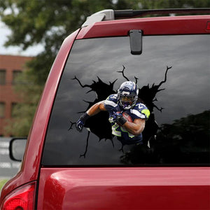 [sk1731-snf-tpa]-football-crack-car-sticker-
