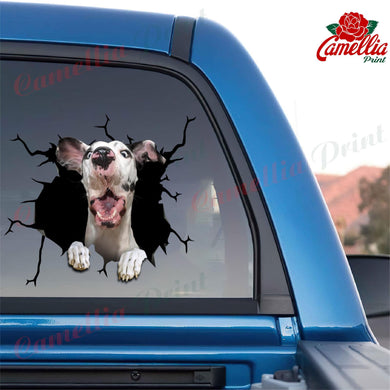 Great Dane Crack Sticker Door Pretty Car Decals Gifts For Wife