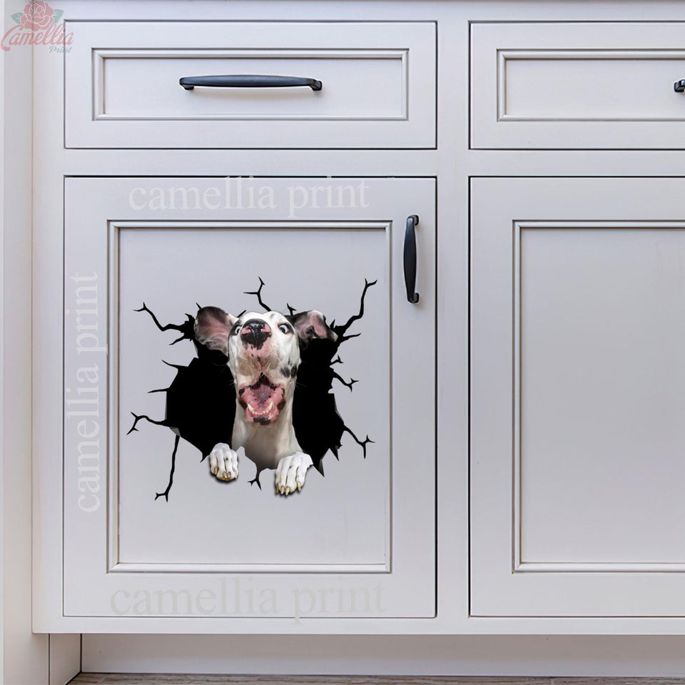 Great Dane Crack Sticker Door Pretty Car Decals Gifts For Wife