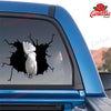 Parrot Crack Sticker For Car The Cutest Sticker Paper 50th Wedding Anniversary Gifts