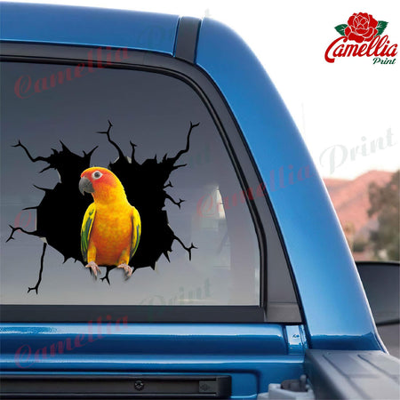 Parrot Crack Sticker Box Kawaii Custom Stickers Gift Ideas For Husband
