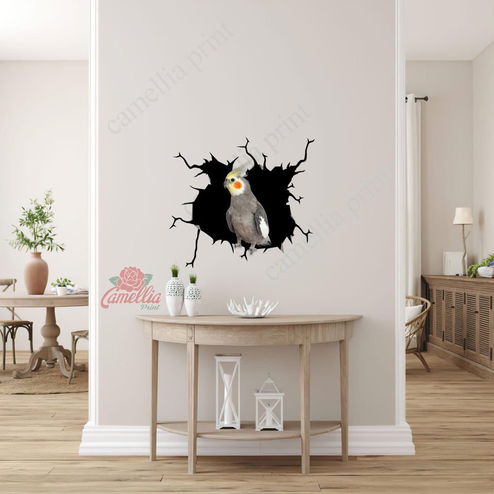 Parrot Crack Decal For Wall Lovable Laptop Decals Teacher Appreciation Gifts