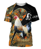 King Rooster Customize II 3D All Over Printed Unisex Hoodie 9