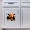 Vizsla Crack Sticker Cute Pretty Cute Car Window Decals Mother's Day Gifts