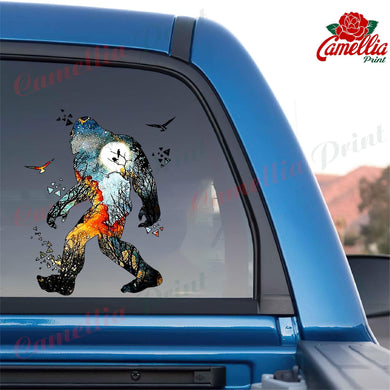 Bigfoot Crack Sticker Kawaii Cute Vinyl Stickers For Cars Moms Mother Day Gifts