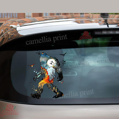 Bigfoot Crack Sticker Kawaii Cute Vinyl Stickers For Cars Moms Mother Day Gifts