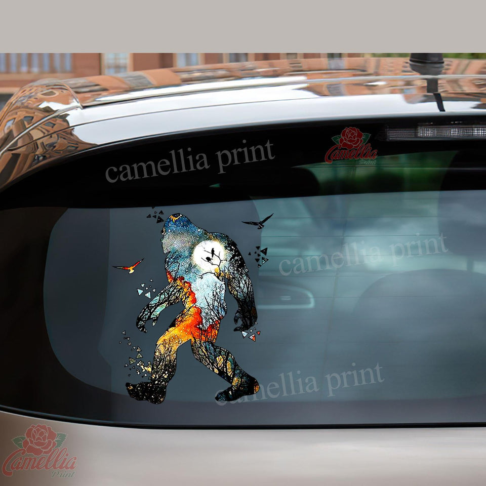 Bigfoot Crack Sticker Kawaii Cute Vinyl Stickers For Cars Moms Mother Day Gifts