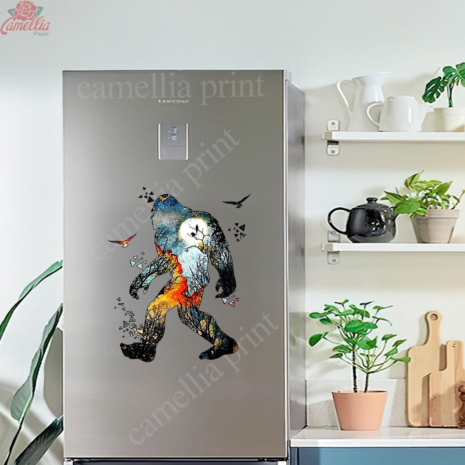 Bigfoot Crack Sticker Kawaii Cute Vinyl Stickers For Cars Moms Mother Day Gifts