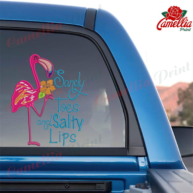 Flamingo Crack Mom Car Decal Happy Outdoor Stickers Christmas Ideas