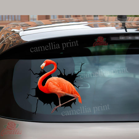 Flamingo Crack Dad Decal Funny Quotes Vinyl Sticker Paper Wedding Gifts