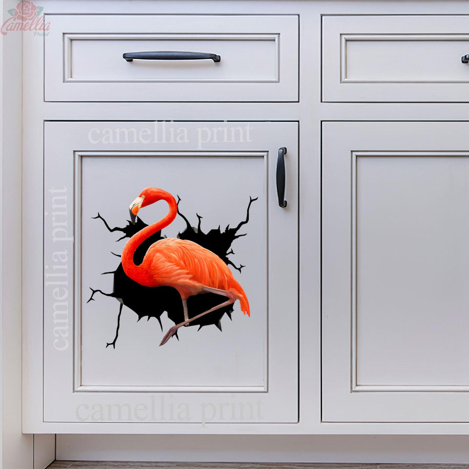 Flamingo Crack Dad Decal Funny Quotes Vinyl Sticker Paper Wedding Gifts