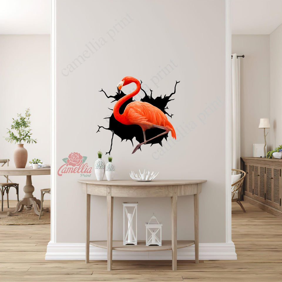 Flamingo Crack Dad Decal Funny Quotes Vinyl Sticker Paper Wedding Gifts