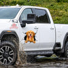 Golden Retriever Crack Decals For Cars Cute Sticker Christmas Gifts