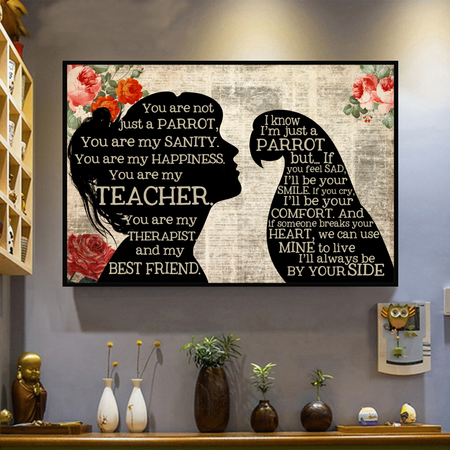 [ha0184-snf-tnt]-parrot-poster-customize-birds-lover