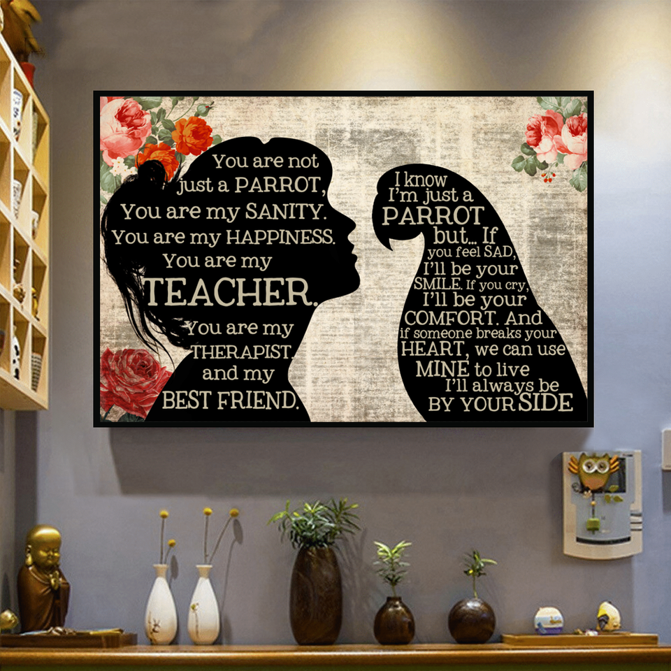 [ha0184-snf-tnt]-parrot-poster-customize-birds-lover