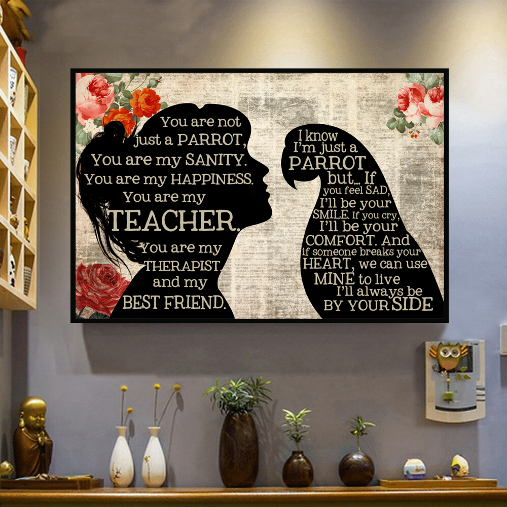 [ha0184-snf-tnt]-parrot-poster-customize-birds-lover