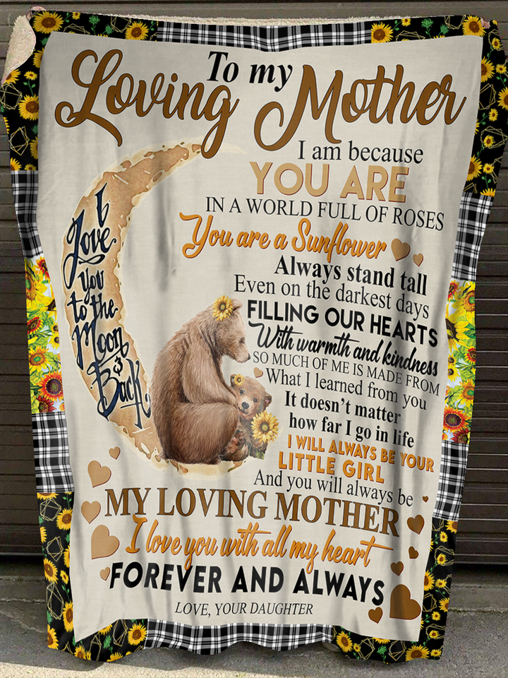 [ha0160-tpa]-to-my-mother-fleece-blanket