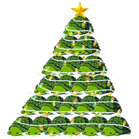 ornament-turtle-gift-for-christmas-decorate-the-pine-tree