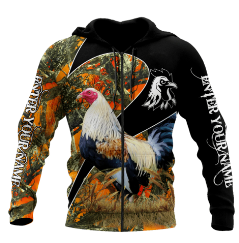 King Rooster Customize II 3D All Over Printed Unisex Hoodie 9