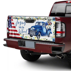 Jesus Take The Where truck Tailgate Decal Sticker Wrap Tailgate Wrap Decals For Trucks