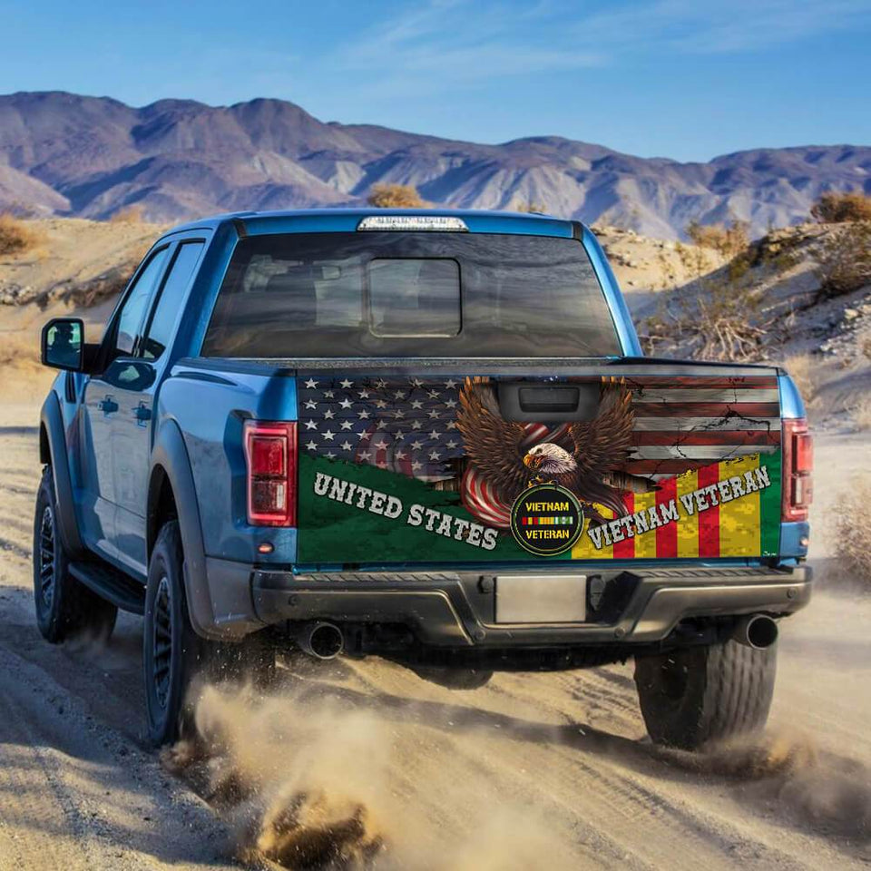 United States Vietnam Veterans Truck Tailgate Wrap Us Veteran Tailgate Wrap Decals For Trucks