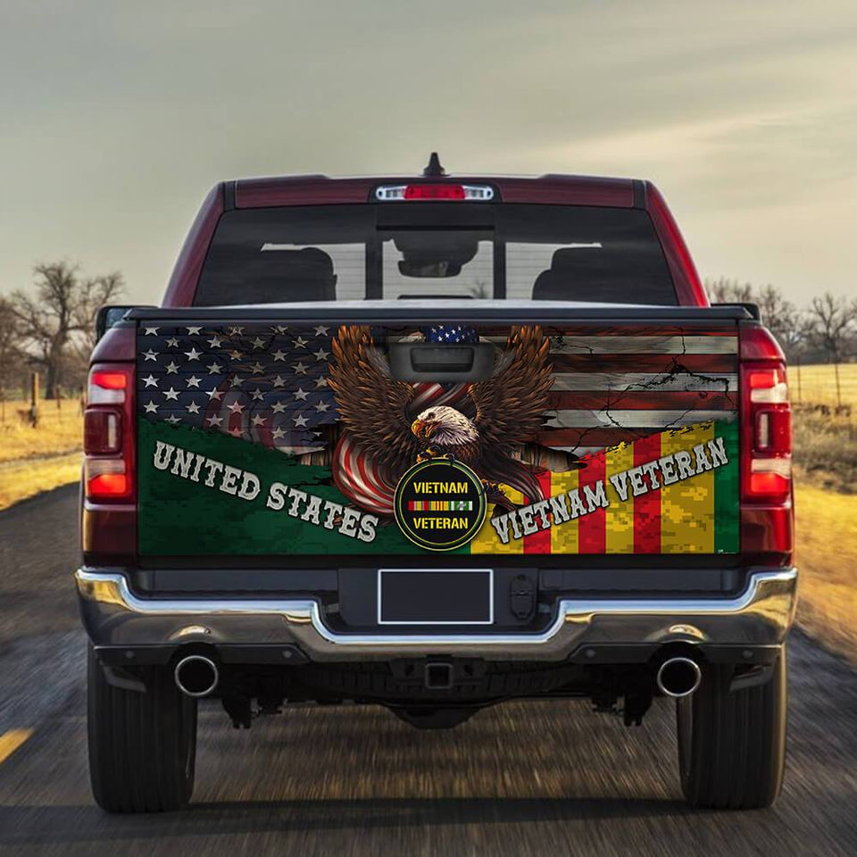United States Vietnam Veterans Truck Tailgate Wrap Us Veteran Tailgate Wrap Decals For Trucks