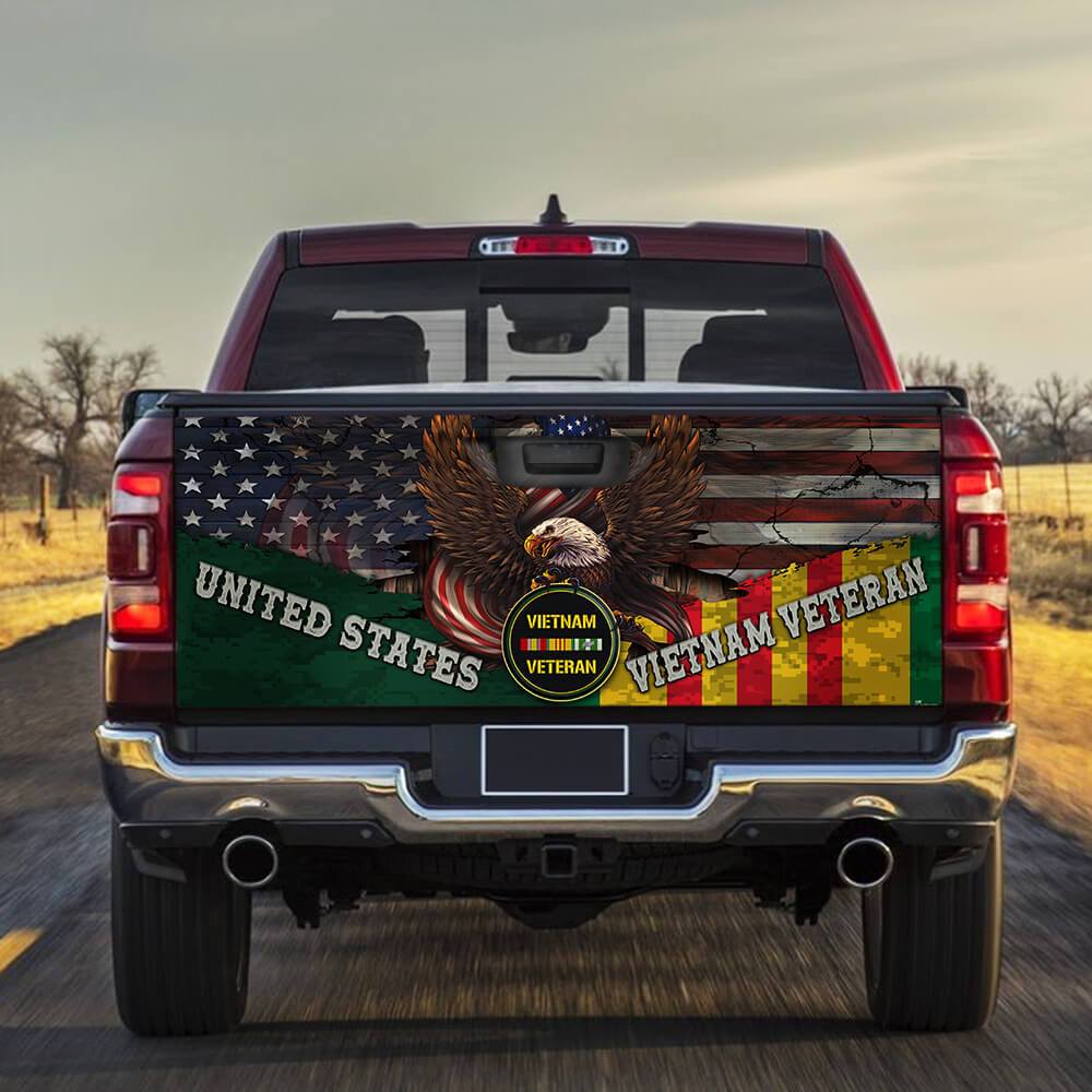 United States Vietnam Veterans Truck Tailgate Wrap Us Veteran Tailgate Wrap Decals For Trucks