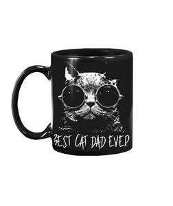 Best Cat Dad Ever Vintage Retro Cat Father Gift Men TShirt