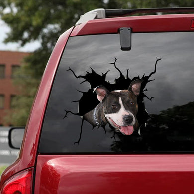 [sk1734-snf-vdt]-custom-dog-crack-car-sticker-dogs-lover